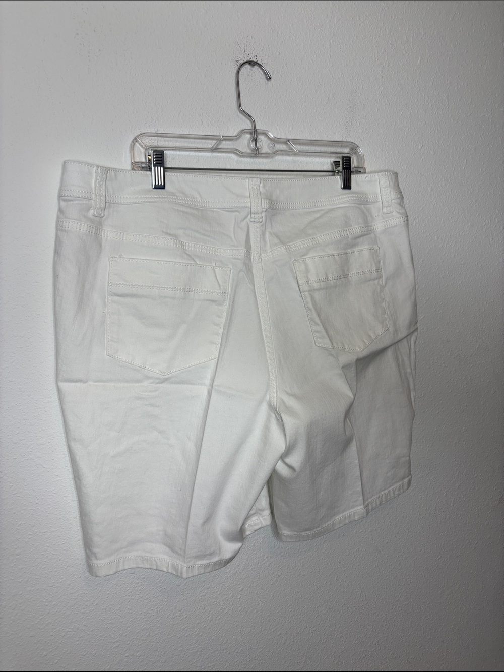 CJ Banks White Women's Bermuda Shorts - Picture 6 of 10